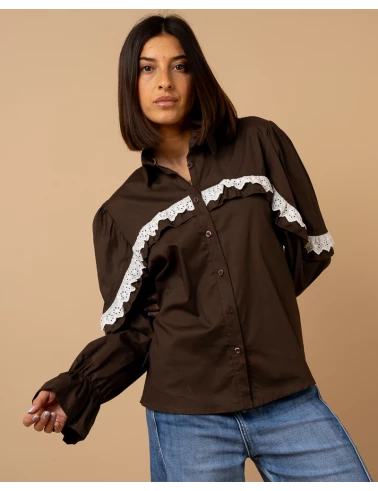 Chemise dos ouvert