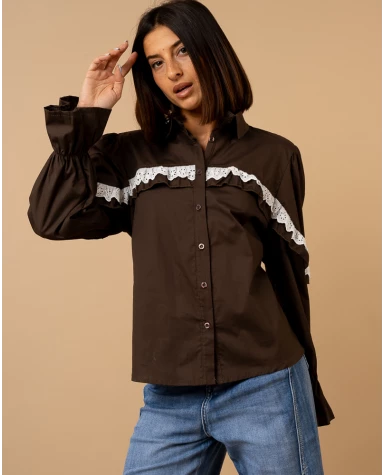 Chemise dos ouvert