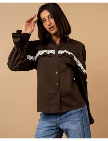Chemise dos ouvert