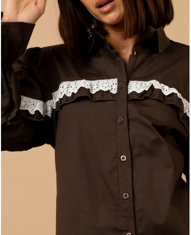 Chemise dos ouvert
