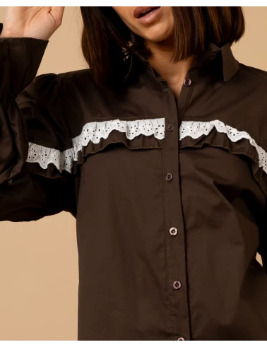 Chemise dos ouvert