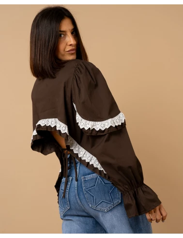 Chemise dos ouvert