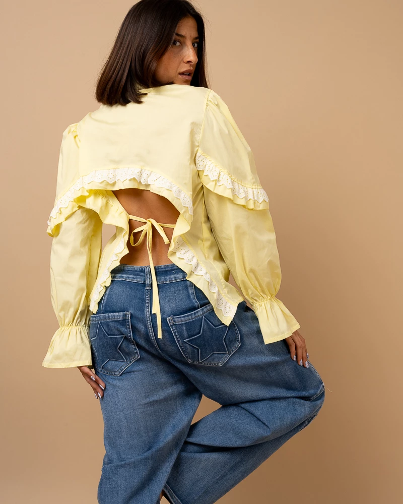 Chemise dos ouvert