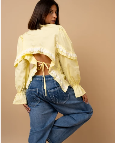 Chemise dos ouvert