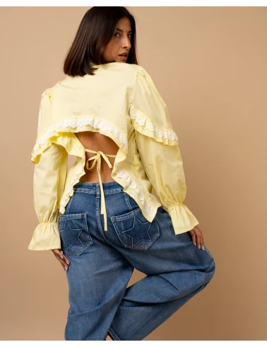 Chemise dos ouvert