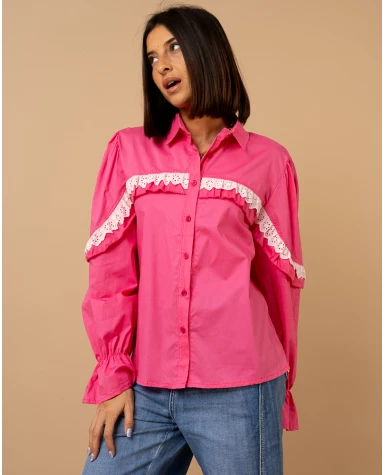 Chemise dos ouvert