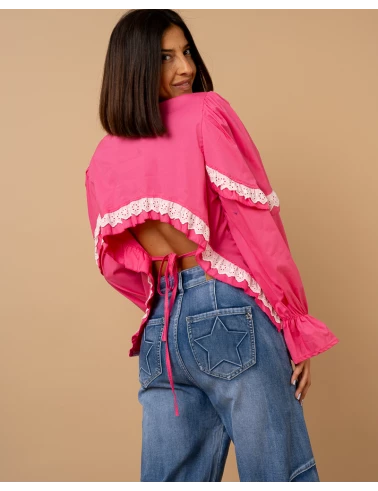 Chemise dos ouvert