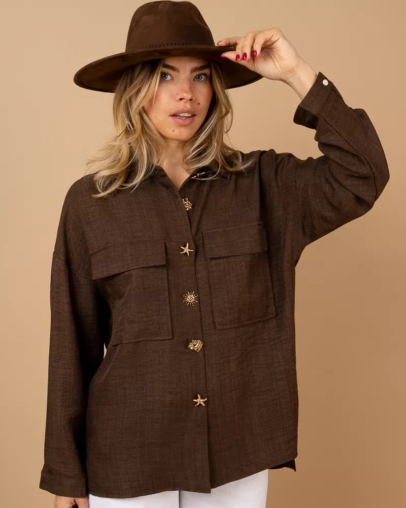 Blouse boutons