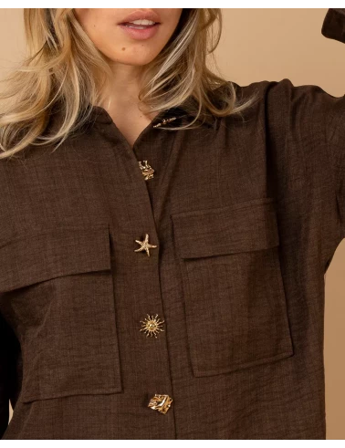 Blouse boutons