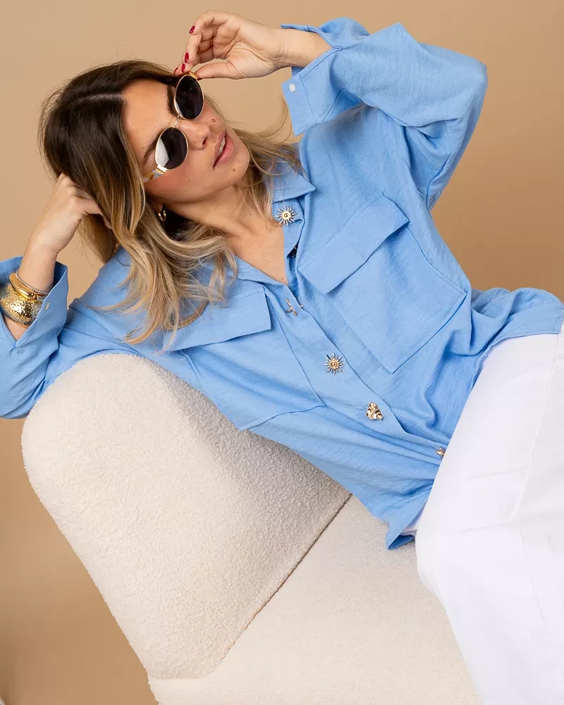Blouse boutons