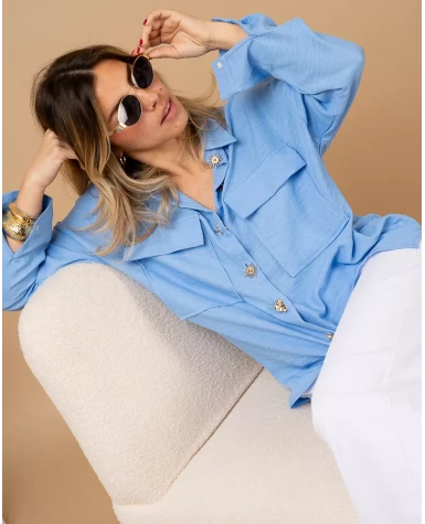 Blouse boutons