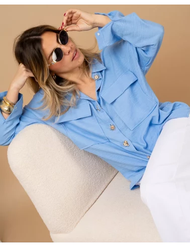 Blouse boutons