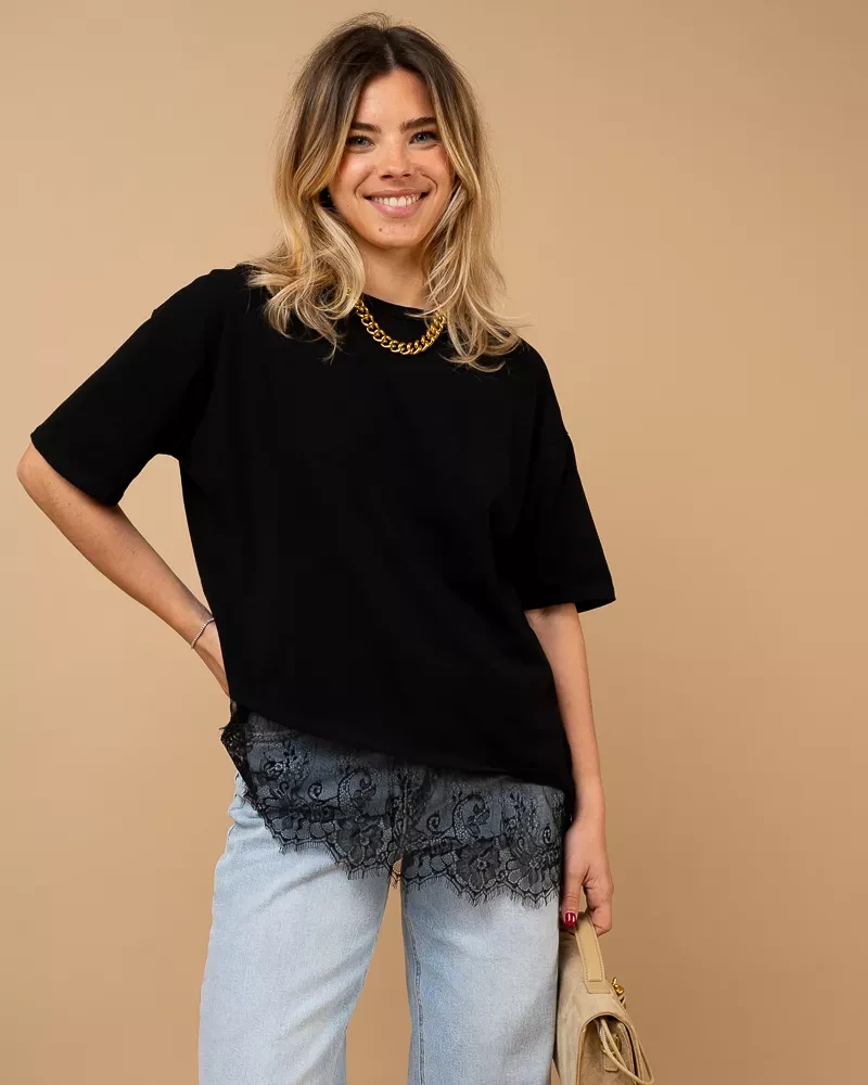 T-shirt dentelle T-shirt dentelle