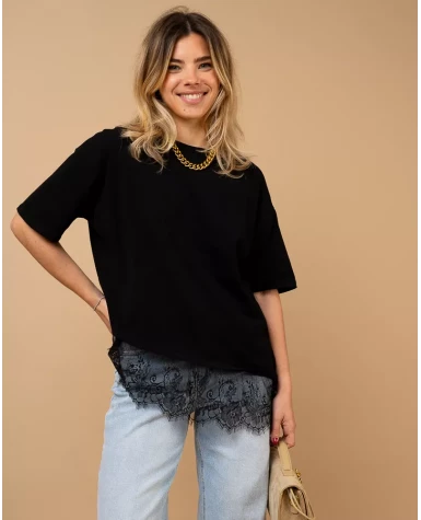 T-shirt dentelle T-shirt dentelle