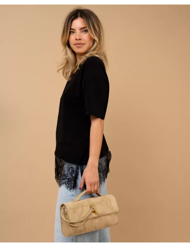 T-shirt dentelle