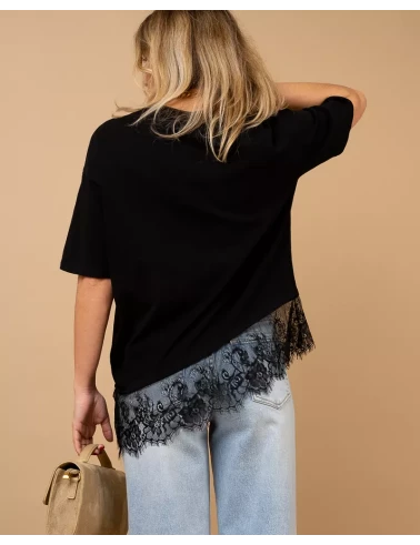 T-shirt dentelle