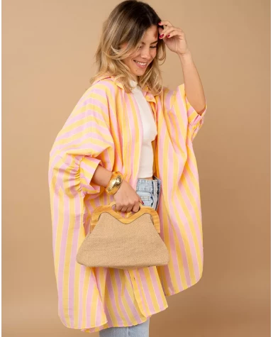 Tunique chemise rayée