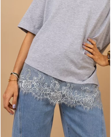 T-shirt dentelle T-shirt dentelle