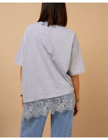 T-shirt dentelle