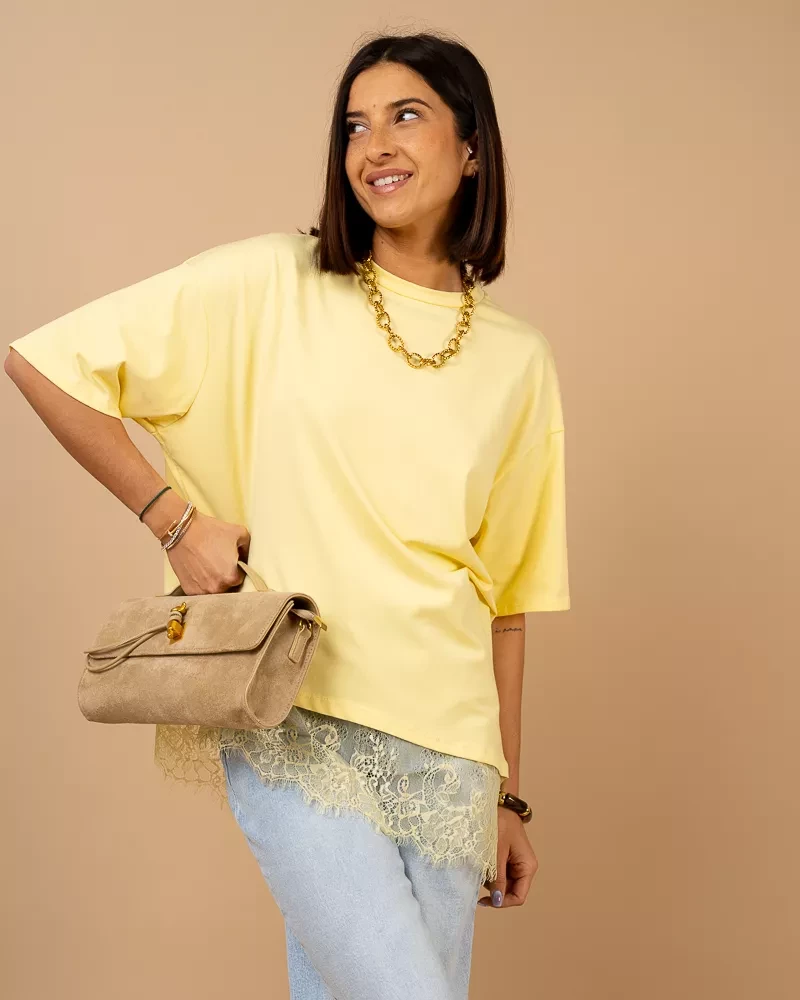 T-shirt dentelle T-shirt dentelle