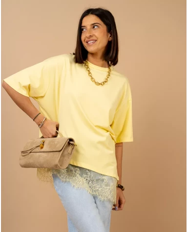 T-shirt dentelle T-shirt dentelle