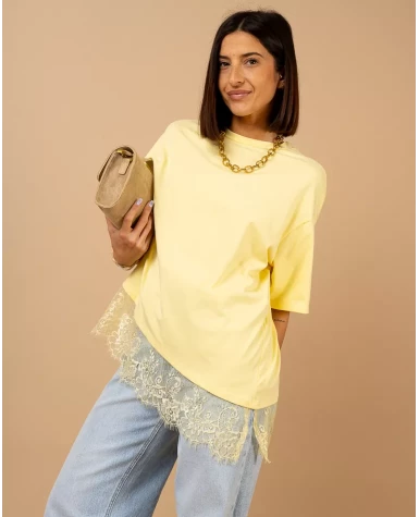 T-shirt dentelle T-shirt dentelle