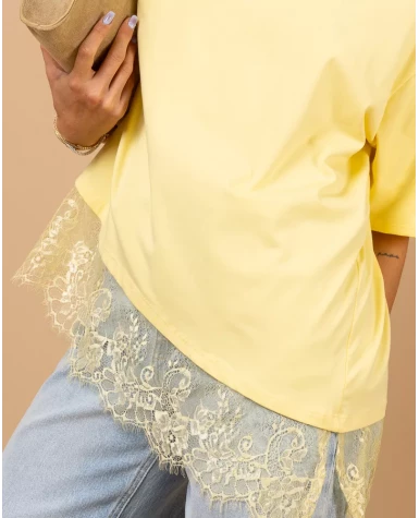 T-shirt dentelle T-shirt dentelle