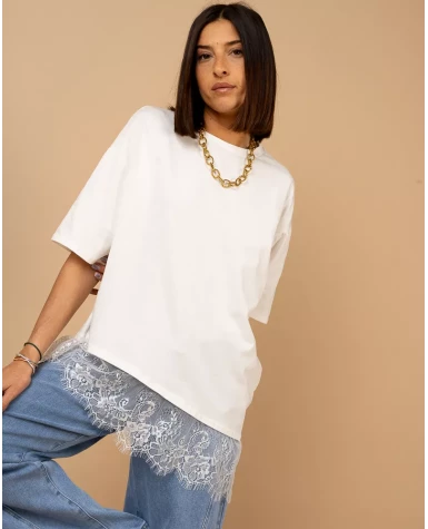 T-shirt dentelle T-shirt dentelle