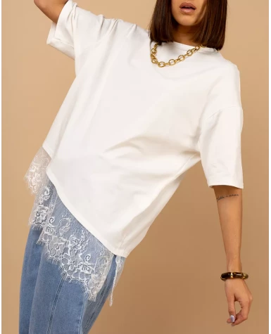 T-shirt dentelle T-shirt dentelle