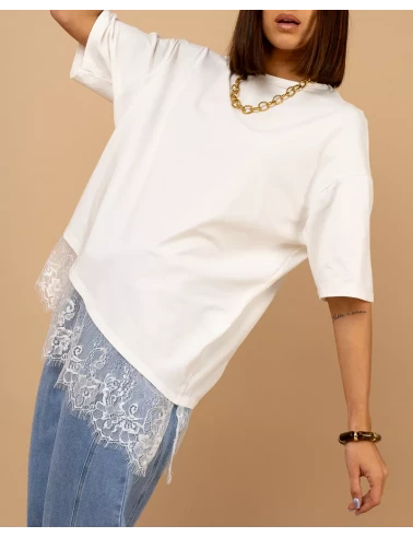 T-shirt dentelle