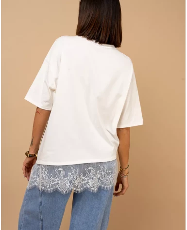 T-shirt dentelle T-shirt dentelle
