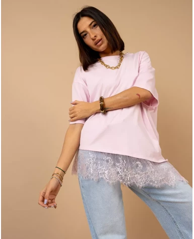 T-shirt dentelle T-shirt dentelle