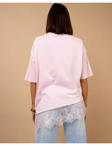 T-shirt dentelle