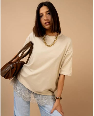T-shirt dentelle T-shirt dentelle