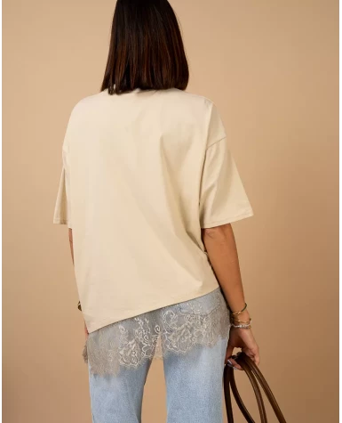 T-shirt dentelle T-shirt dentelle