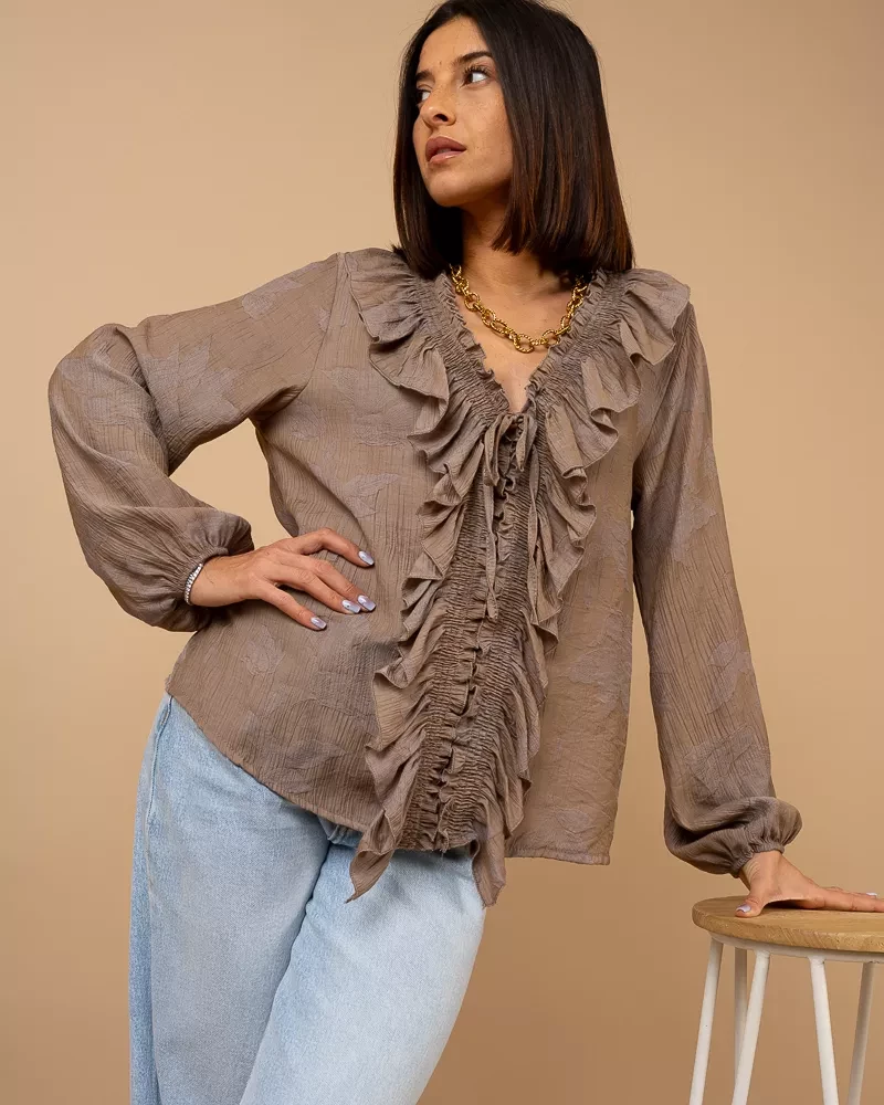 Blouse froufrou