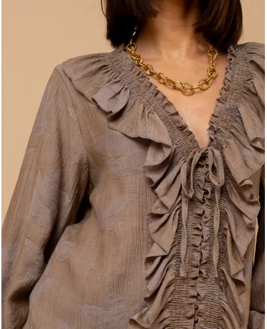 Blouse froufrou