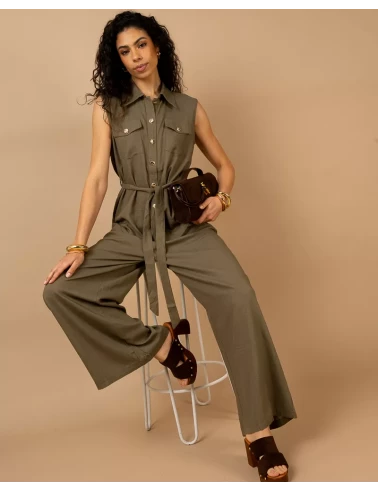 Gilet col boutons