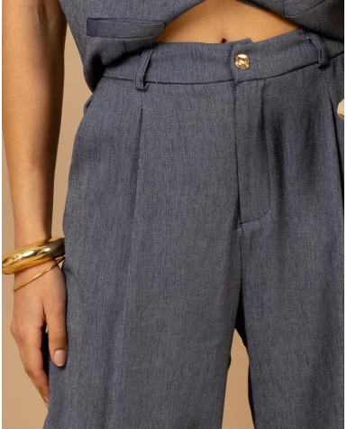Pantalon boutons