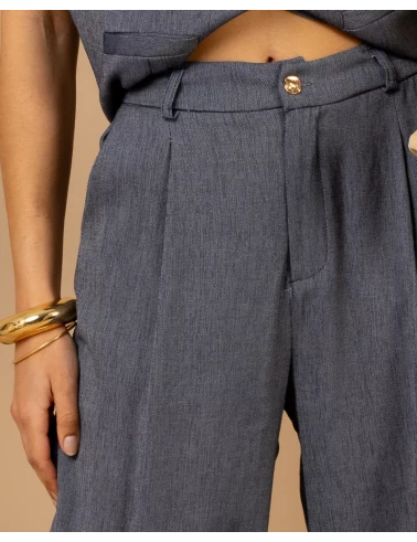 Pantalon boutons
