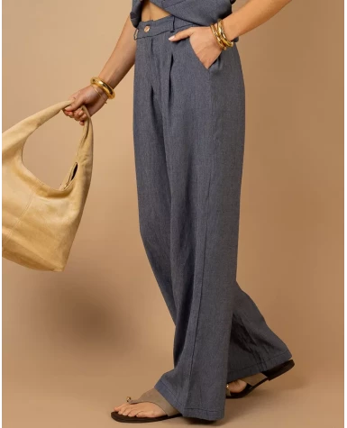 Pantalon boutons