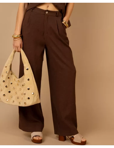Pantalon boutons