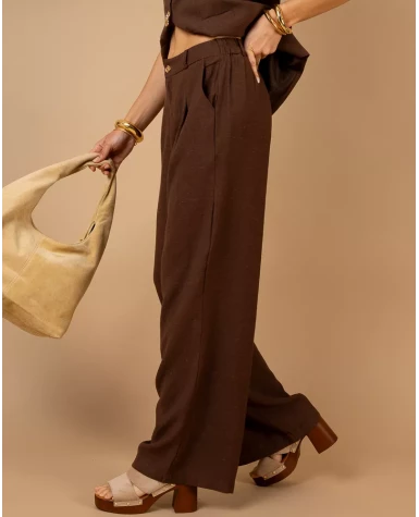 Pantalon boutons