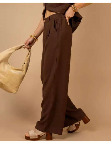 Pantalon boutons