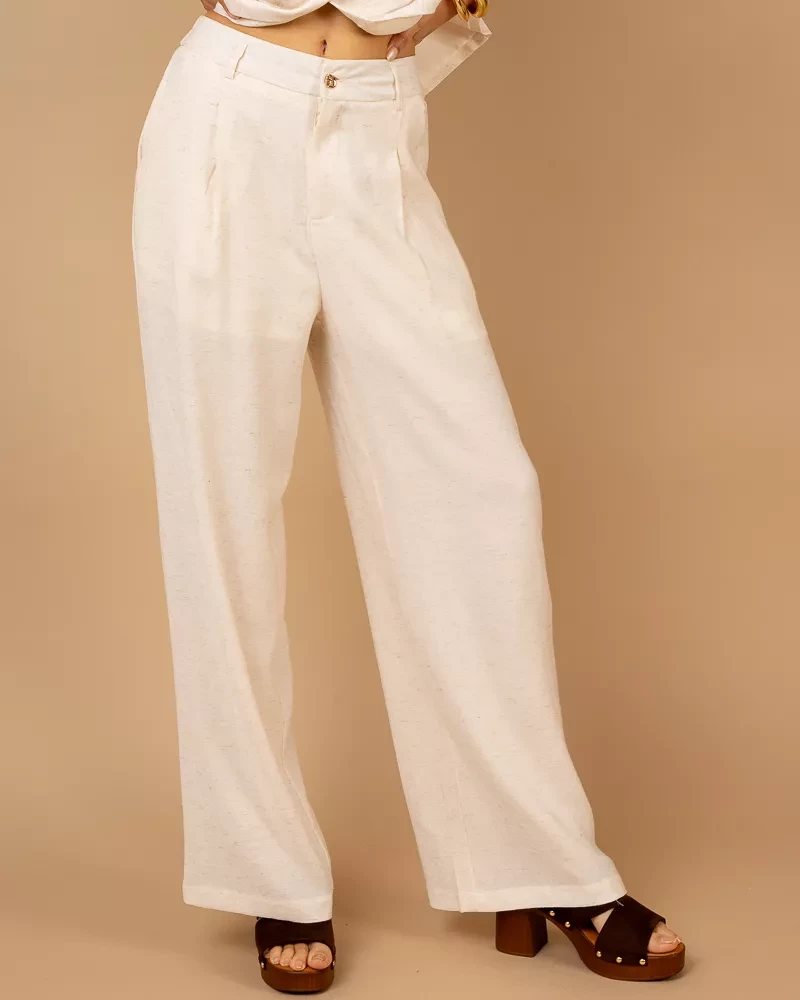 Pantalon boutons