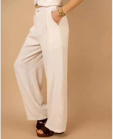 Pantalon boutons