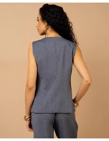 Gilet boutons