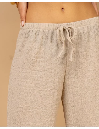 Pantalon gaufre