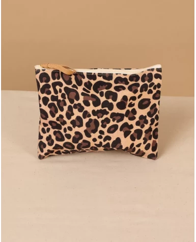 Pochette imprimé léopard