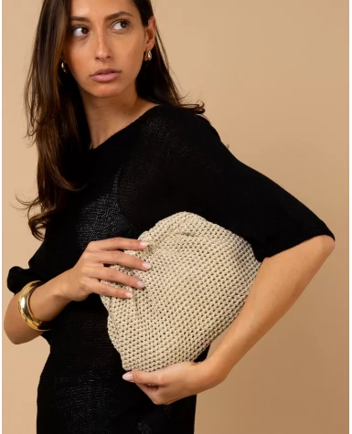 Top oversize maille